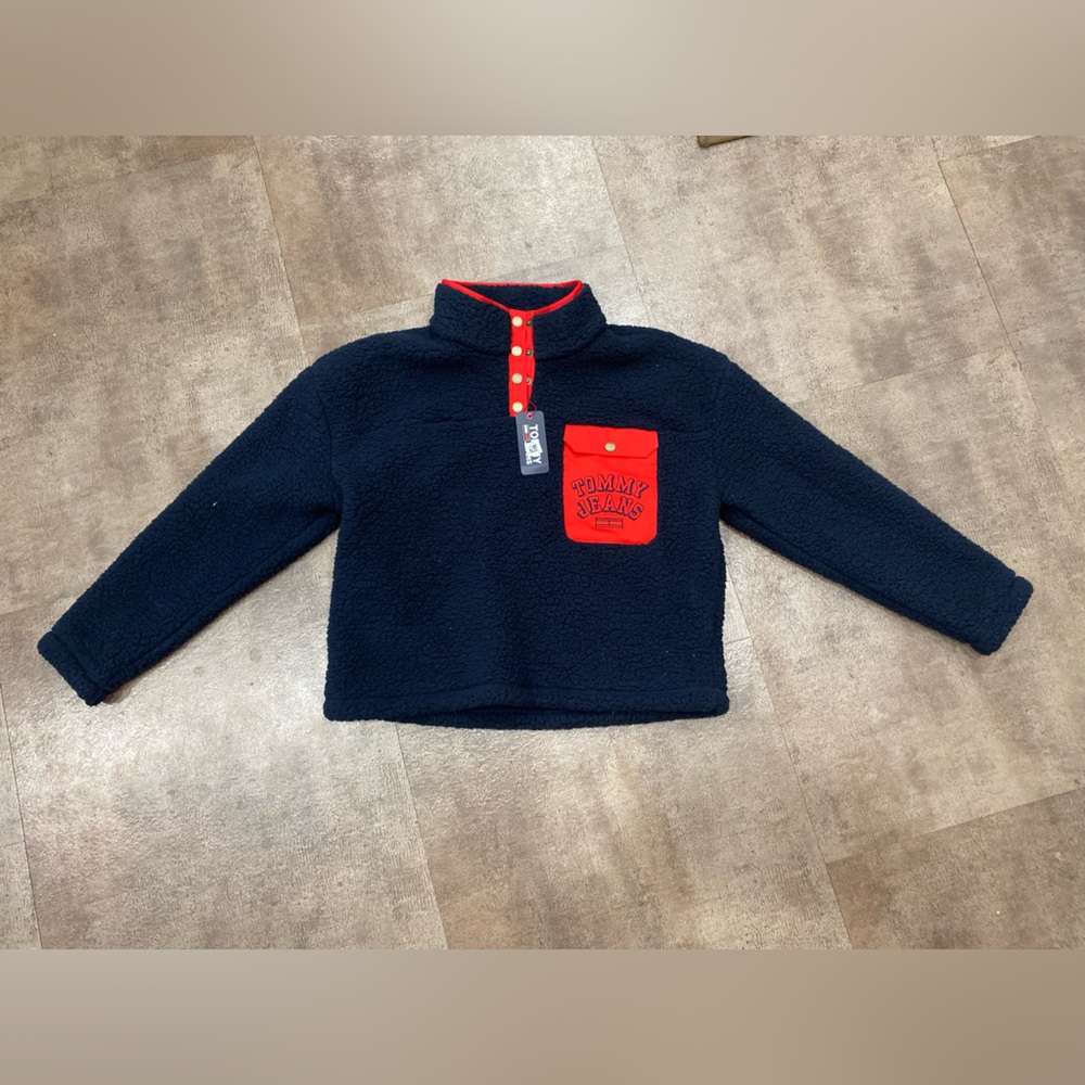 Tommy Jeans Sherpa Sweater - NEW WITH TAGS